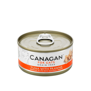 CANAGAN - 吞拿魚伴蝦貓罐頭 75g
