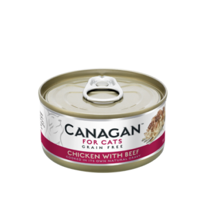CANAGAN - 雞肉伴牛肉貓罐頭 75g