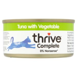 Thrive - 吞拿魚+蔬菜主食無穀物貓罐頭 75g