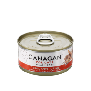 CANAGAN - 吞拿魚伴蟹肉貓罐頭 75g