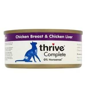 Thrive - 雞胸肉+雞肝主食無穀物貓罐頭 75g
