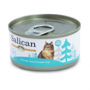 Salican 白肉吞拿魚+南瓜湯 貓罐頭 85g