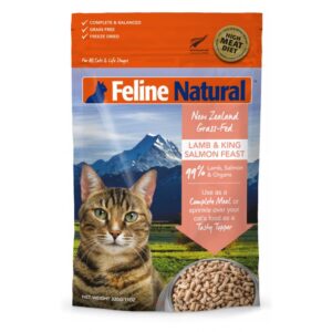 Feline Natural 凍乾全貓糧 - 羊肉、三文魚盛宴 320g