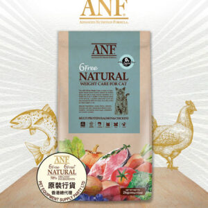 ANF 6 Free, Weight Care, 雞肉、三文魚, Chicken、Salmon, (低脂減重配方)(全貓) 2KG
