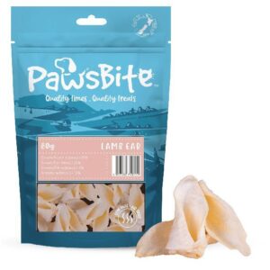 PawsBite 新西蘭貓狗小食 - 風乾脫水 - 羊耳 80g