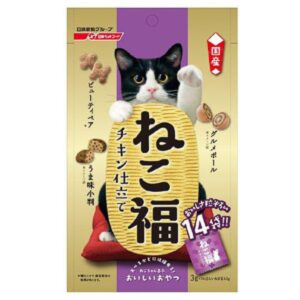 Petline - 貓大福 潔齒零食 - 雞肉味 (14小袋獨立包裝)