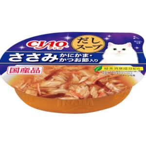 CIAO Inaba [原汁湯杯] 雞肉+蟹柳+木魚片 60g
